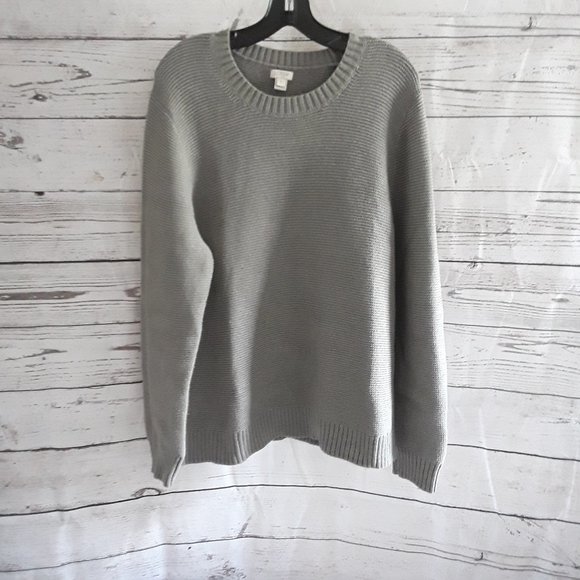 J. Crew Other - J Crew Men's XL Gray Heavy Wool Blend Knit Sweater